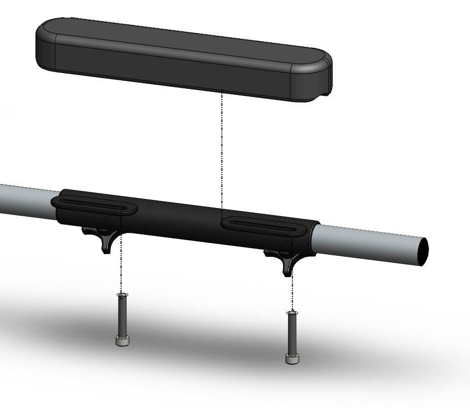 Werkbladhouder breedte verstelbaar, 22mm - Afbeelding 2